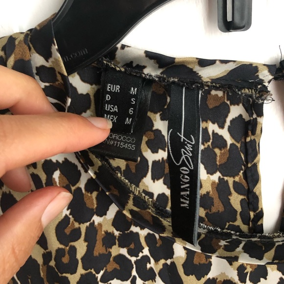 Satin Leopard print top - Picture 3 of 3